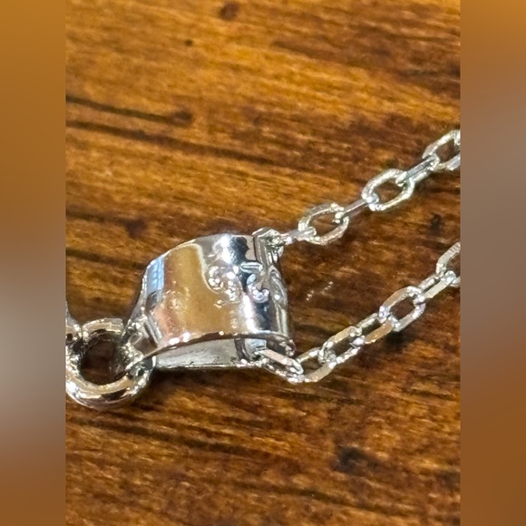 Jools 925 Cross Necklace with Cubic Zirconia. 16 inches long - Picture 7 of 8